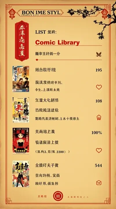 第一动漫APP漫画列表界面